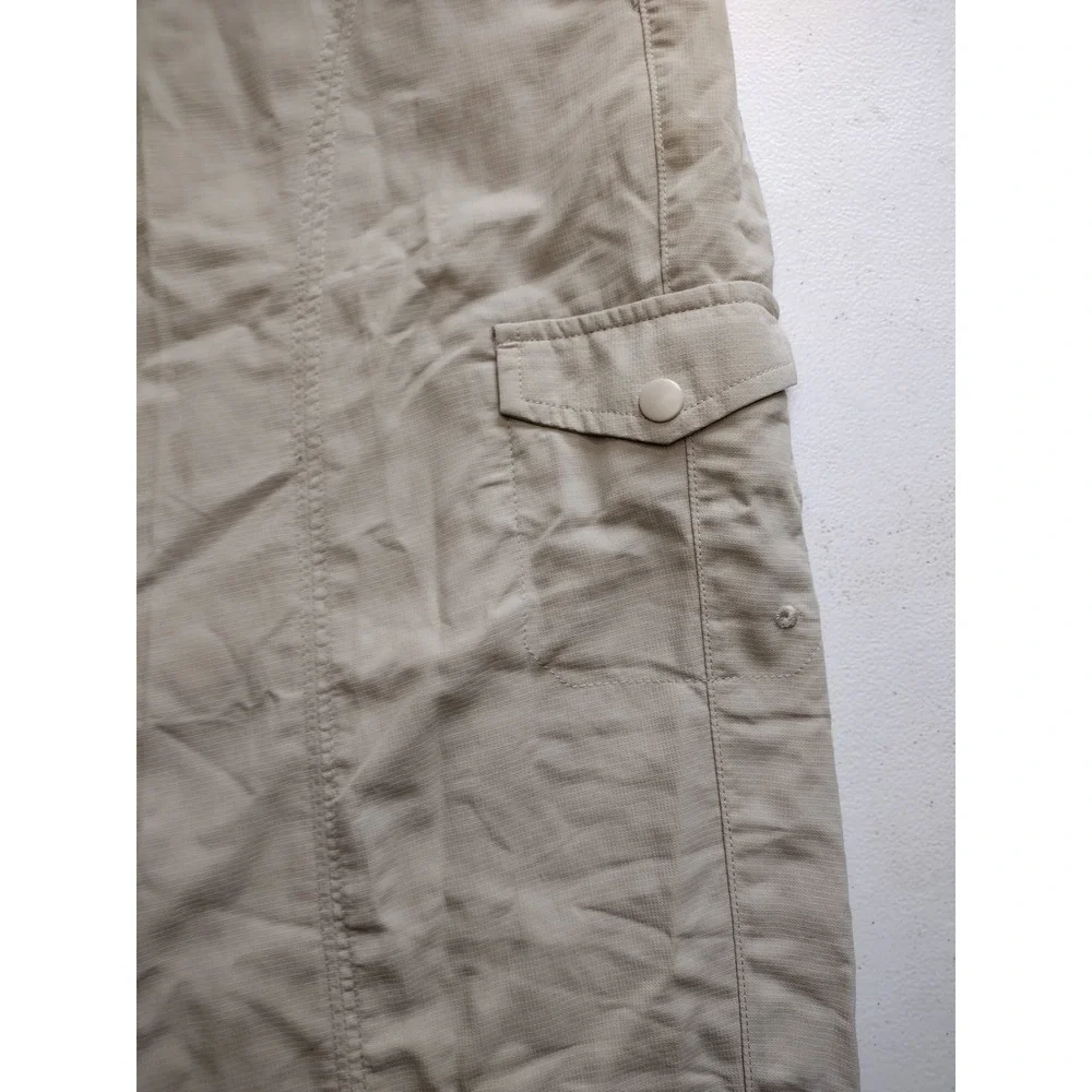 Columbia‎ Women's Beige Cargo Capri Pants Size 10 Outdoor Hiking Travel